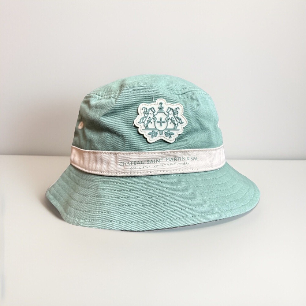 Chateau Saint-Martin Spa Bucket Hat Green French Riviera Cotton French‎ Beach